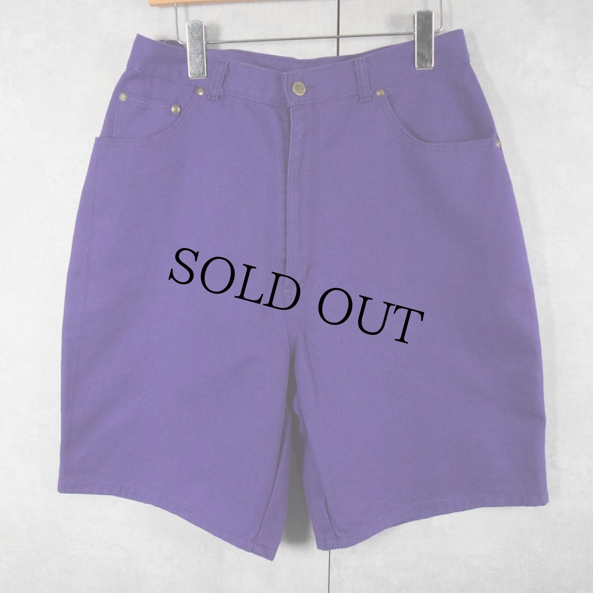 画像2: 90's AMERICAN WEEKEND カラーデニムショーツ W31 (2)