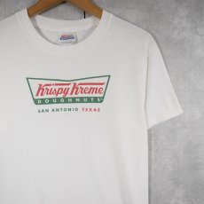 画像2: Krispy Kreme Doughnuts ドーナツショップ イラストプリントTシャツ S (2)