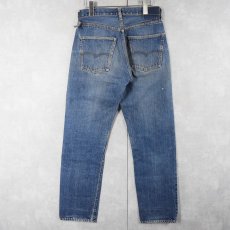 画像2: 60〜70's LEVI'S 501 BIGE デニムパンツ W29 (2)
