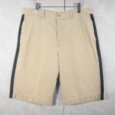 画像3: GAP "KHAKIS" サイドライン コットンチノショーツ W34 (3)