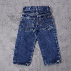画像2: 60〜70's LEVI'S 302 BIGE デニムパンツ KIDS SIZE (2)