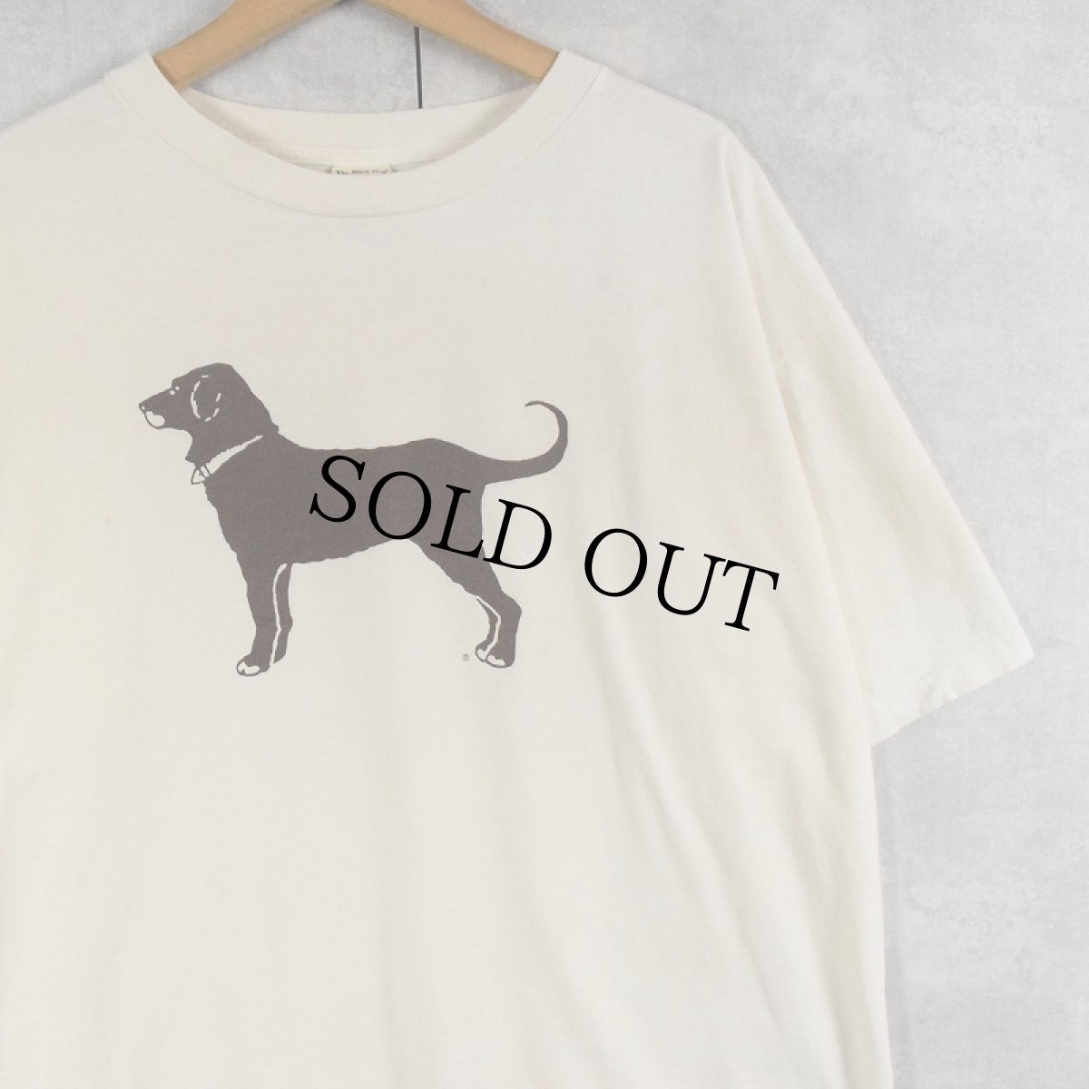 画像1: The Black Dog USA製 犬プリントTシャツ XL (1)