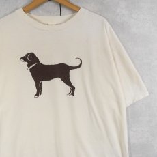 画像1: The Black Dog USA製 犬プリントTシャツ XL (1)