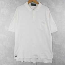 画像1: 90's FRED PERRY ENGLAND製 ロゴ刺繍 ポロシャツ M (1)