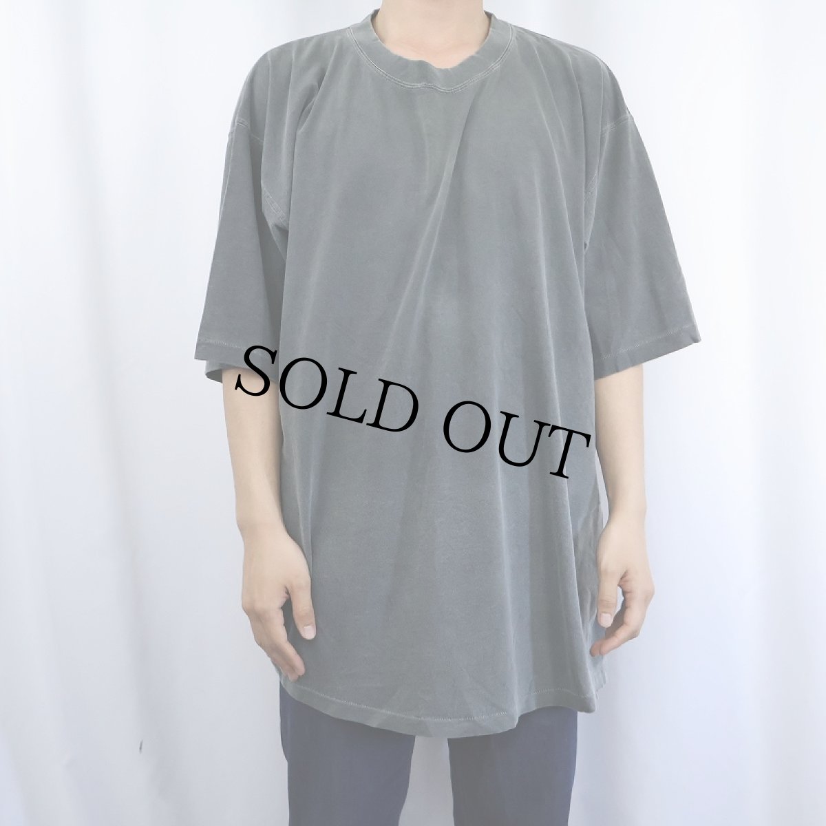 画像2: 90's GAP USA製 後染め 無地Tシャツ XL (2)