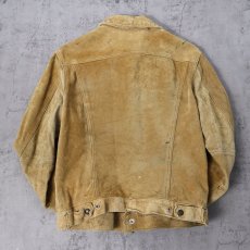画像2: 60's〜 LEVI'S BIGE スエードレザージャケット (2)