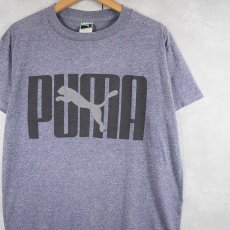 画像1: 80's PUMA USA製 ロゴプリントTシャツ L (1)