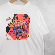 画像1: 90's Virtua Fighter 2 ビデオゲームプリントTシャツ (1)