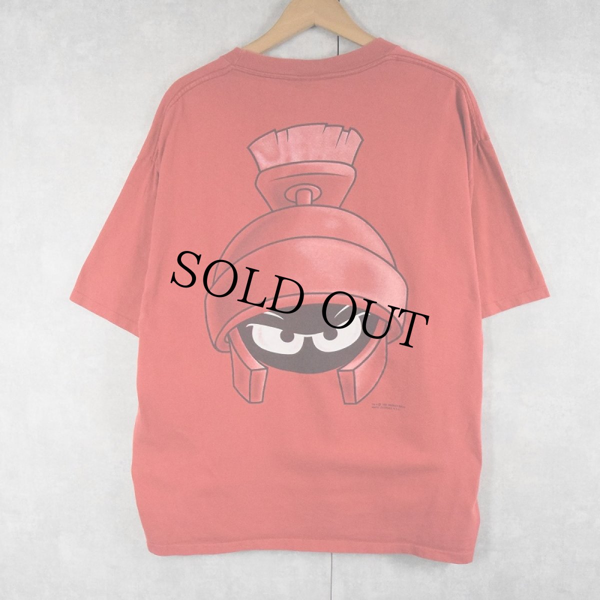 画像1: 90's MARVIN the MARTIAN USA製 "Calvin Klein" パロディプリントTシャツ XL (1)