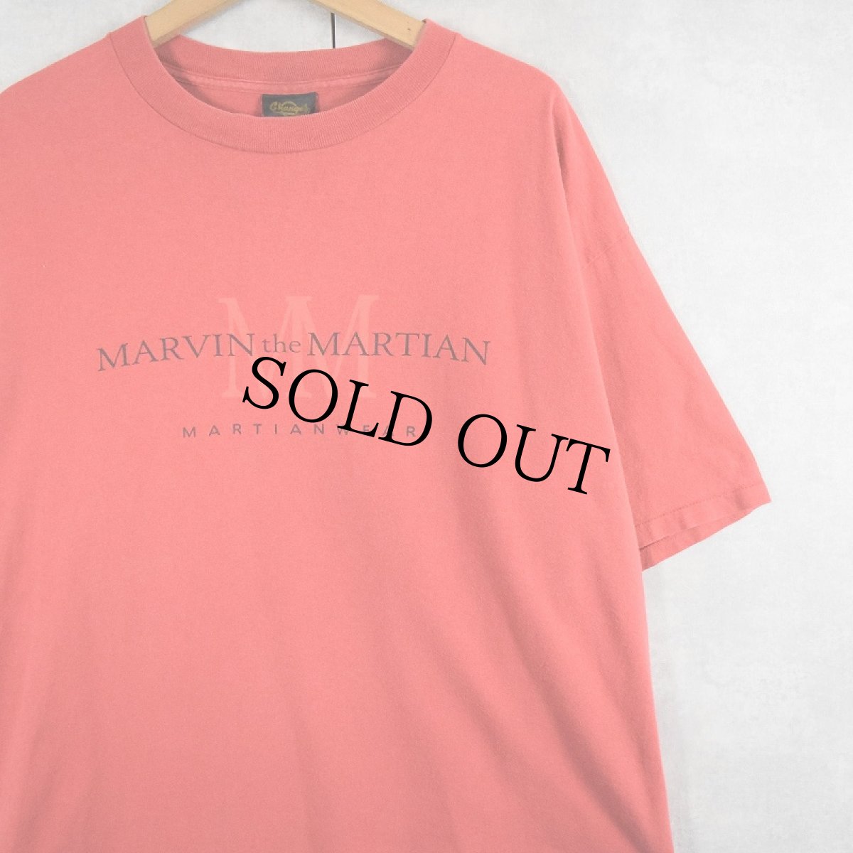 画像2: 90's MARVIN the MARTIAN USA製 "Calvin Klein" パロディプリントTシャツ XL (2)