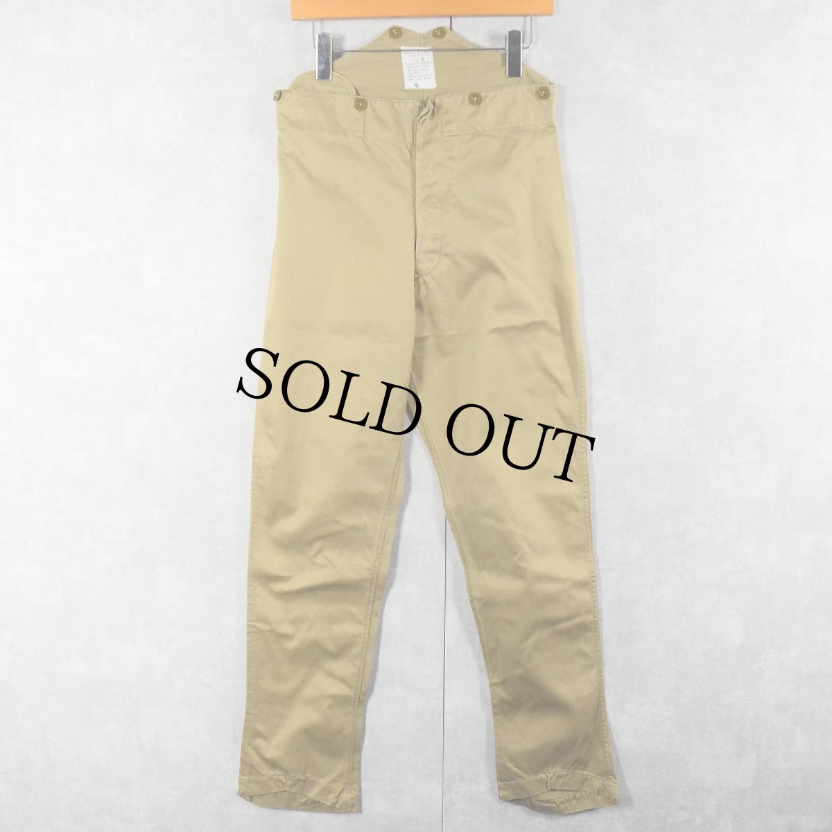 画像1: 50's BRITISH ARMY チノトラウザーズ SIZE9 (1)