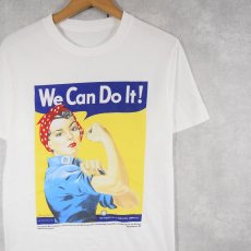 画像1: "We Can Do It!" 第二次世界大戦 ポスタープリントTシャツ (1)