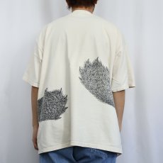 画像3: 90's Wheelhouse Designs USA製 "A Hug..." くまプリントTシャツ XXL (3)