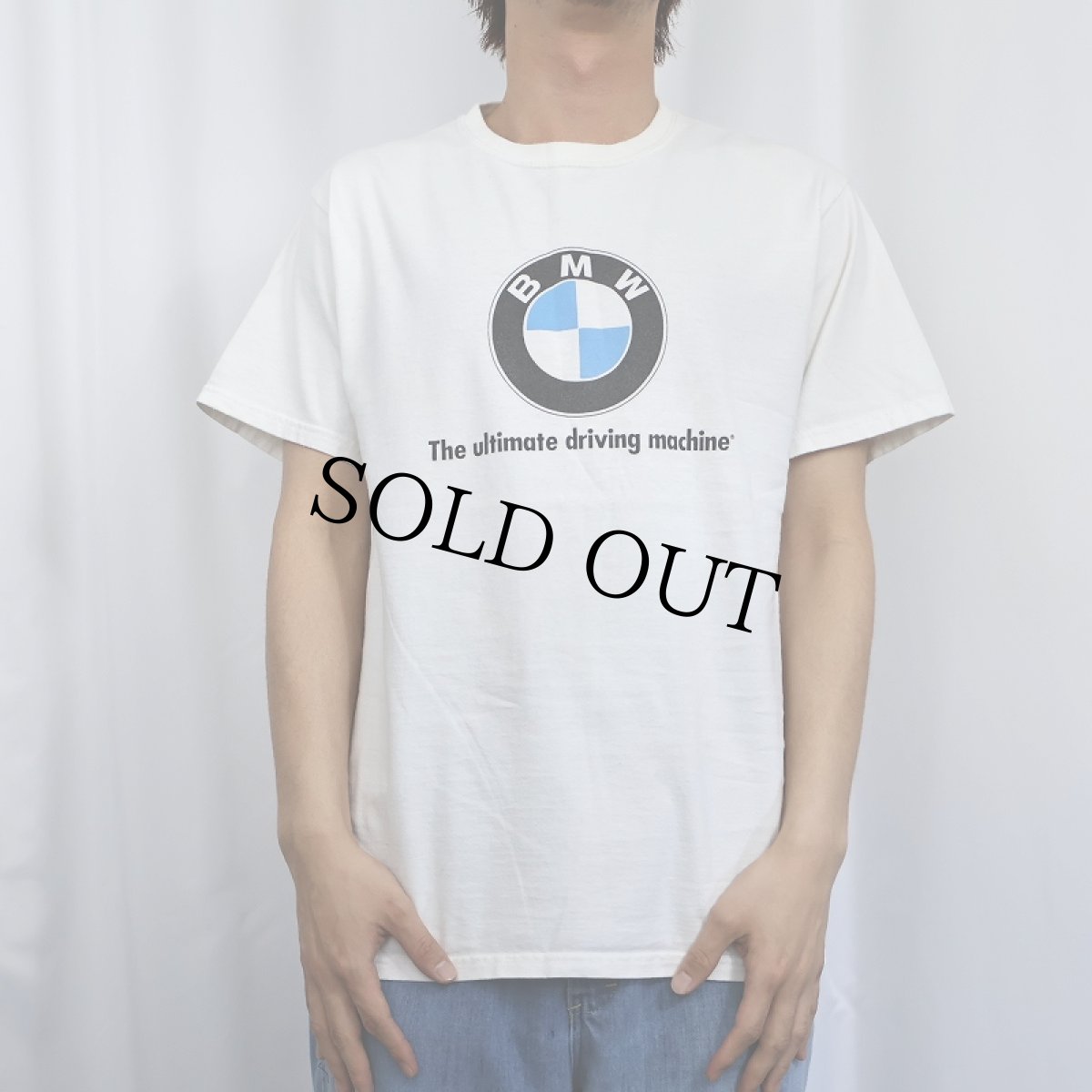 画像2: 90's〜 BMW USA製 "The ultimate driving machine" 自動車メーカー ロゴプリントTシャツ M (2)