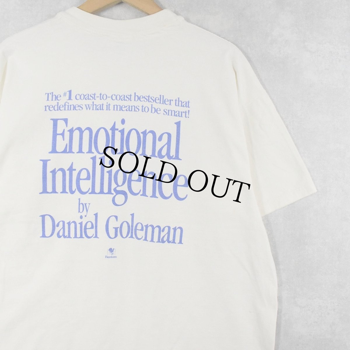 画像2: 90's Daniel Goleman USA製 "Emotional Intelligence" パロディプリントTシャツ XL (2)