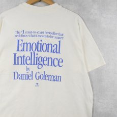 画像2: 90's Daniel Goleman USA製 "Emotional Intelligence" パロディプリントTシャツ XL (2)