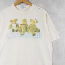 画像1: 90's ANNE GEDDES USA製 赤ちゃんフォトアートプリントTシャツ L (1)