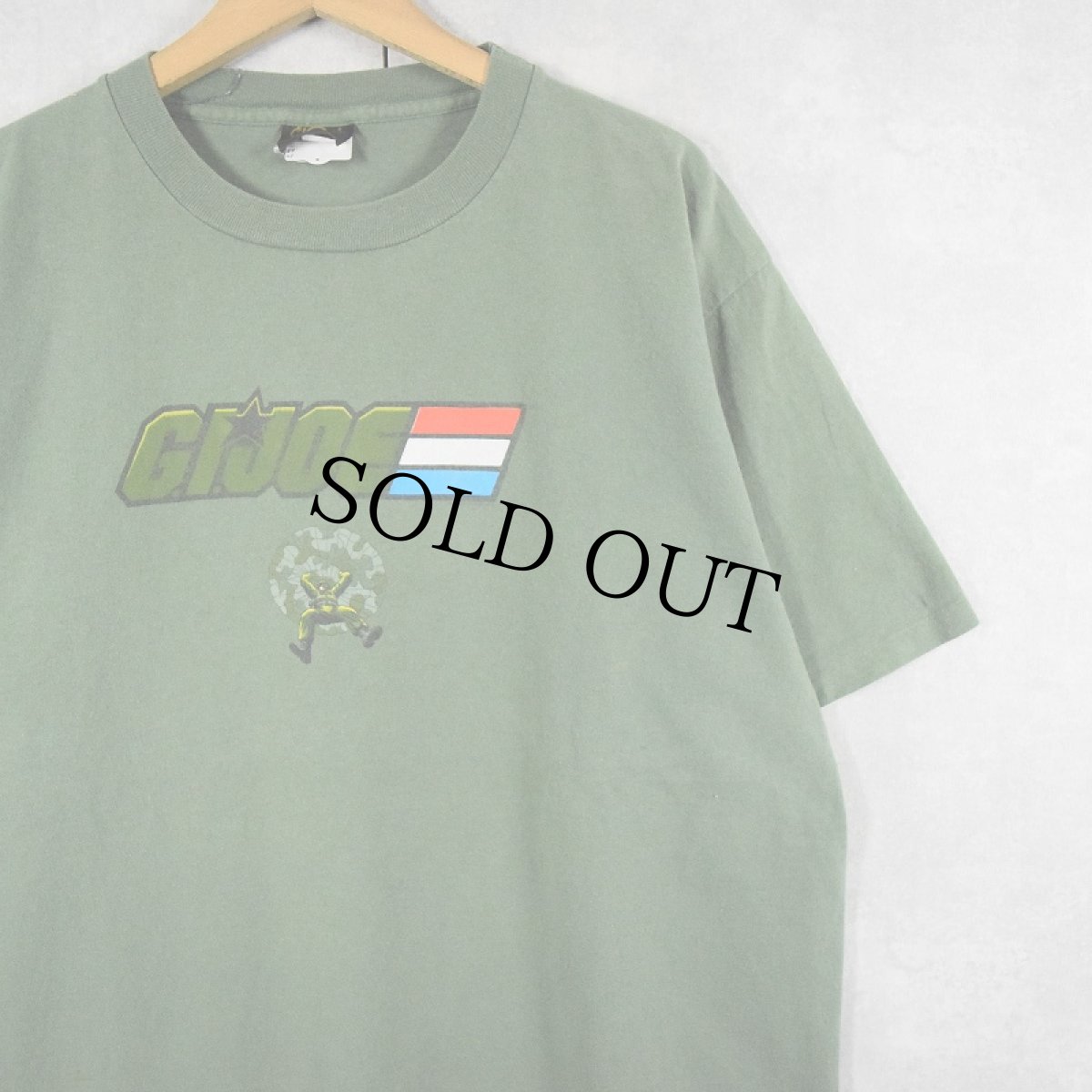 画像1: 【SALE】 2000's G.I. Joe USA製 テレビアニメプリントTシャツ XL (1)