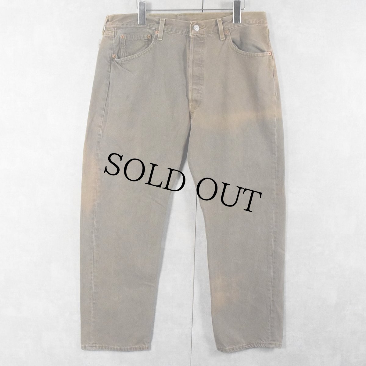 画像1: 90's Levi's 501 USA製 カラーデニムパンツ W36 (1)