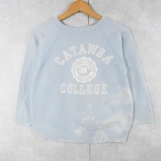画像1: 60's "CATAWBA COLLEGE" プリントスウェット (1)