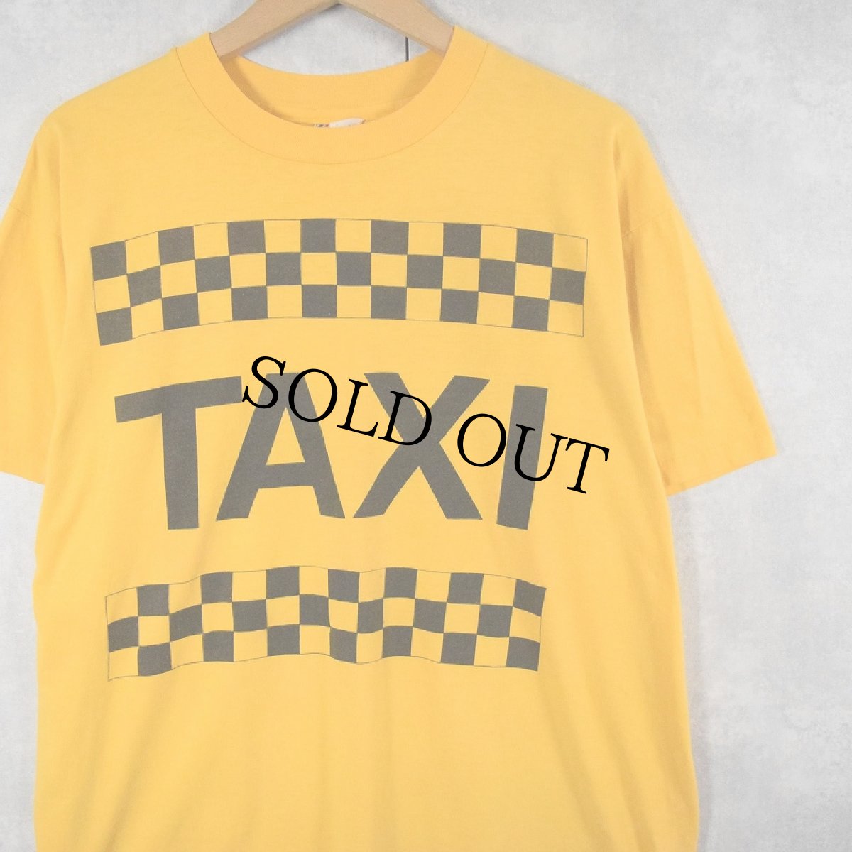 画像1: 80's USA製 "TAXI" プリントTシャツ XL (1)