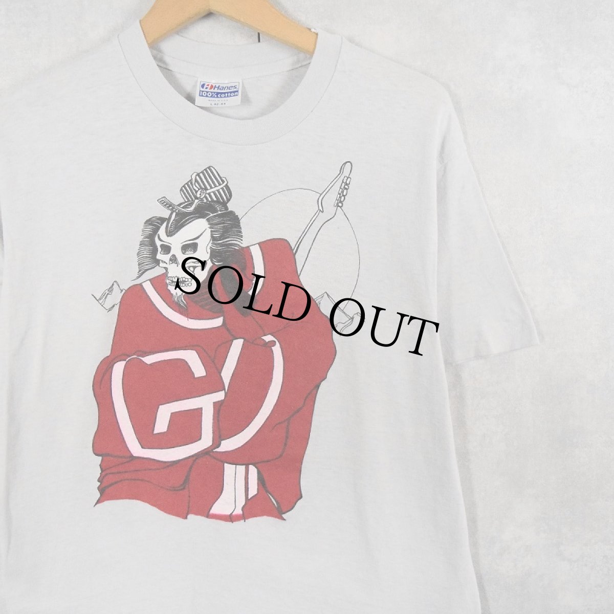画像1: 80's ブート GRATEFUL DEAD USA製 "SAMURAI BAND" ロックバンドTシャツ L (1)