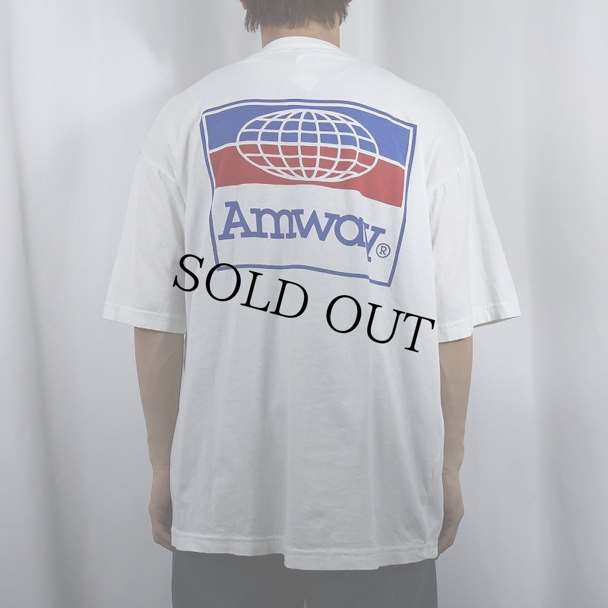 画像3: 90's Amway 企業ロゴプリントTシャツ XL (3)