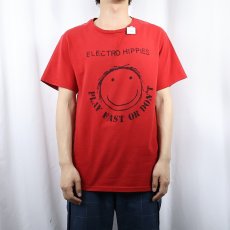 画像2: ELECTRO HIPPIES "PLAY FAST OR DON'T" メタルコアバンドTシャツ M (2)