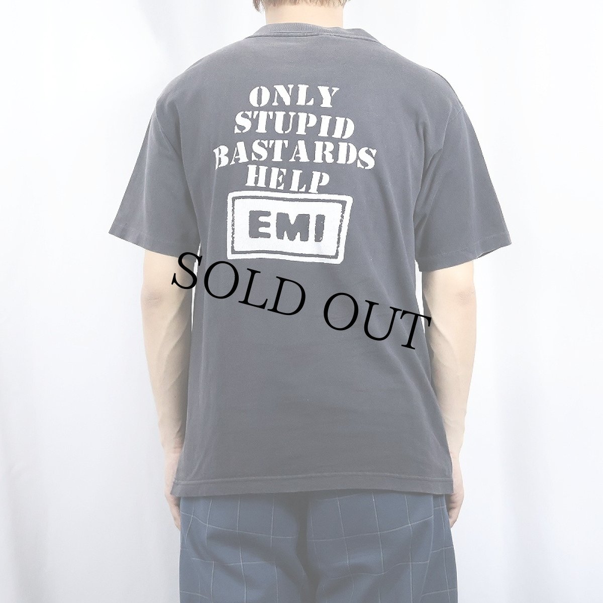 画像3: 【SALE】 90's CONFLICT USA製 "THE UNGOVERNABLE FORCE" パンクバンドTシャツ BLACK M (3)