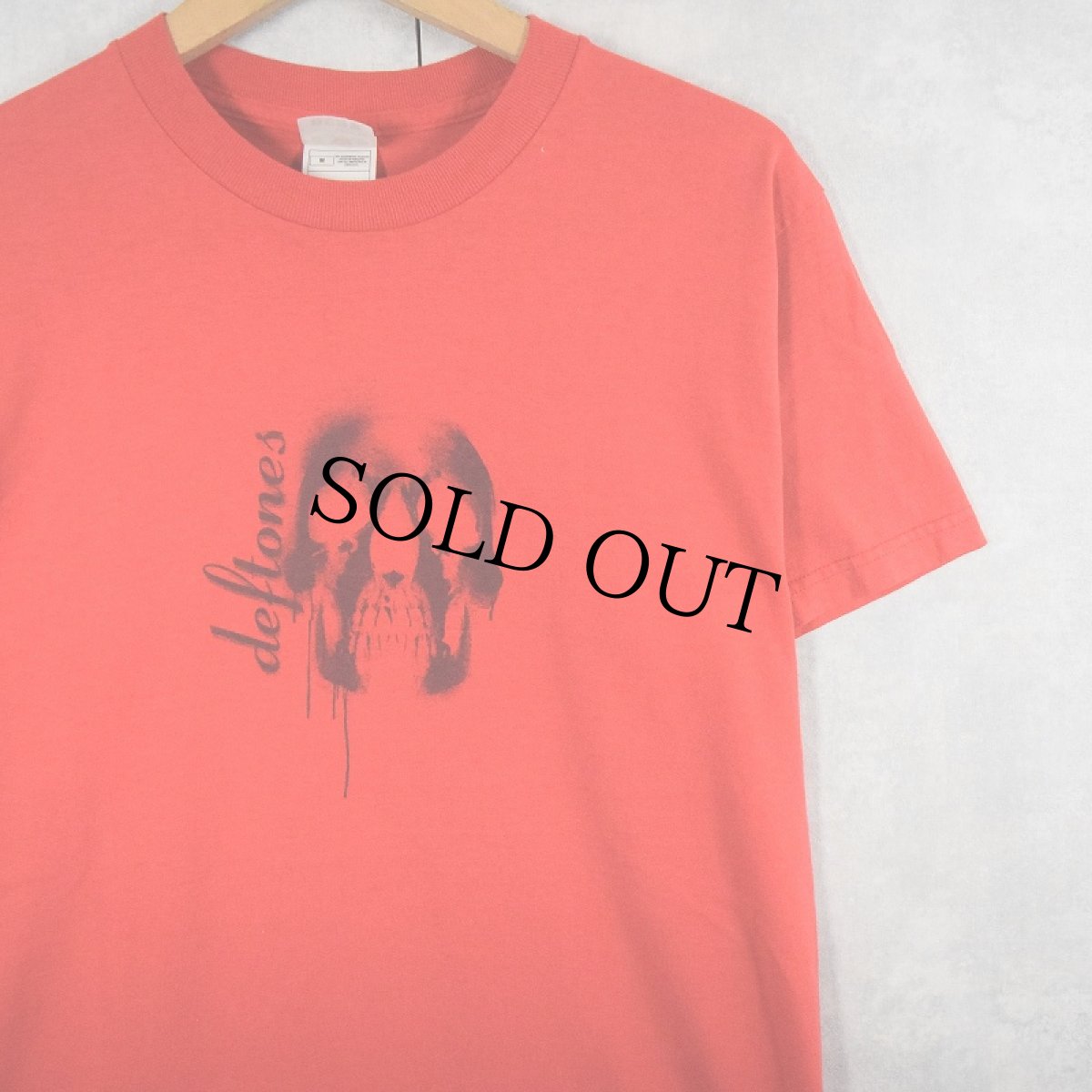 画像1: 2000's Deftones オルタナティブ・メタルバンドTシャツ M (1)