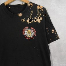 画像1: Living Sacrifice "anorexia spiritual tour 1992" メタルバンドプリントTシャツ BLACK (1)