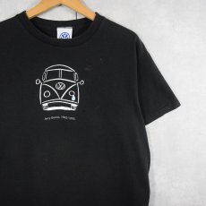画像1: 90's  "Jerry Garcia" ワーゲンバスイラスト アーティスト追悼Tシャツ BLACK (1)