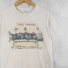 画像1: Anthony Falbo "Pot Heads" アートプリントTシャツ M (1)