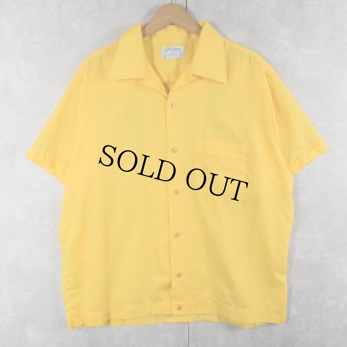 画像2: 70's Hilton USA製 "REDMOND EAGLES" ボーリングシャツ XL (2)