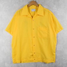 画像2: 70's Hilton USA製 "REDMOND EAGLES" ボーリングシャツ XL (2)
