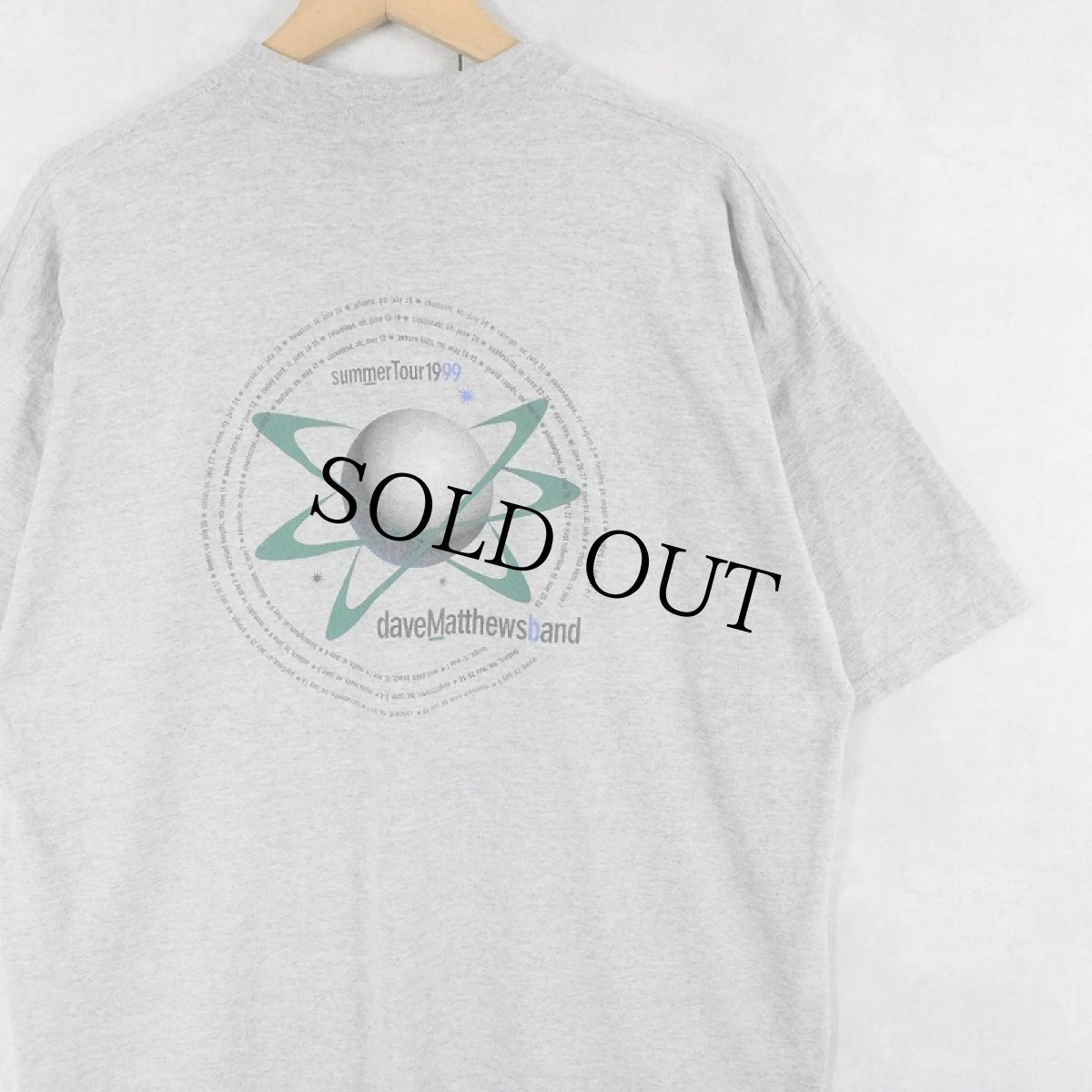 画像1: 1999 Dave Matthews Band USA製 ロックバンドツアーTシャツ XL (1)