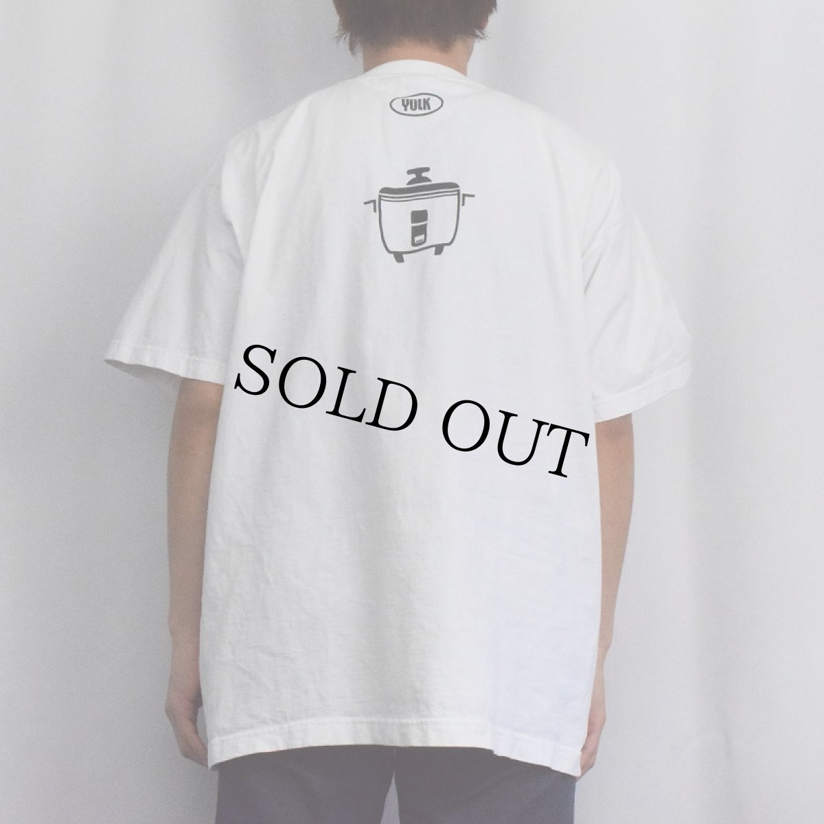 画像4: 90's USA製 "got rice?" パロディプリントTシャツ XL (4)