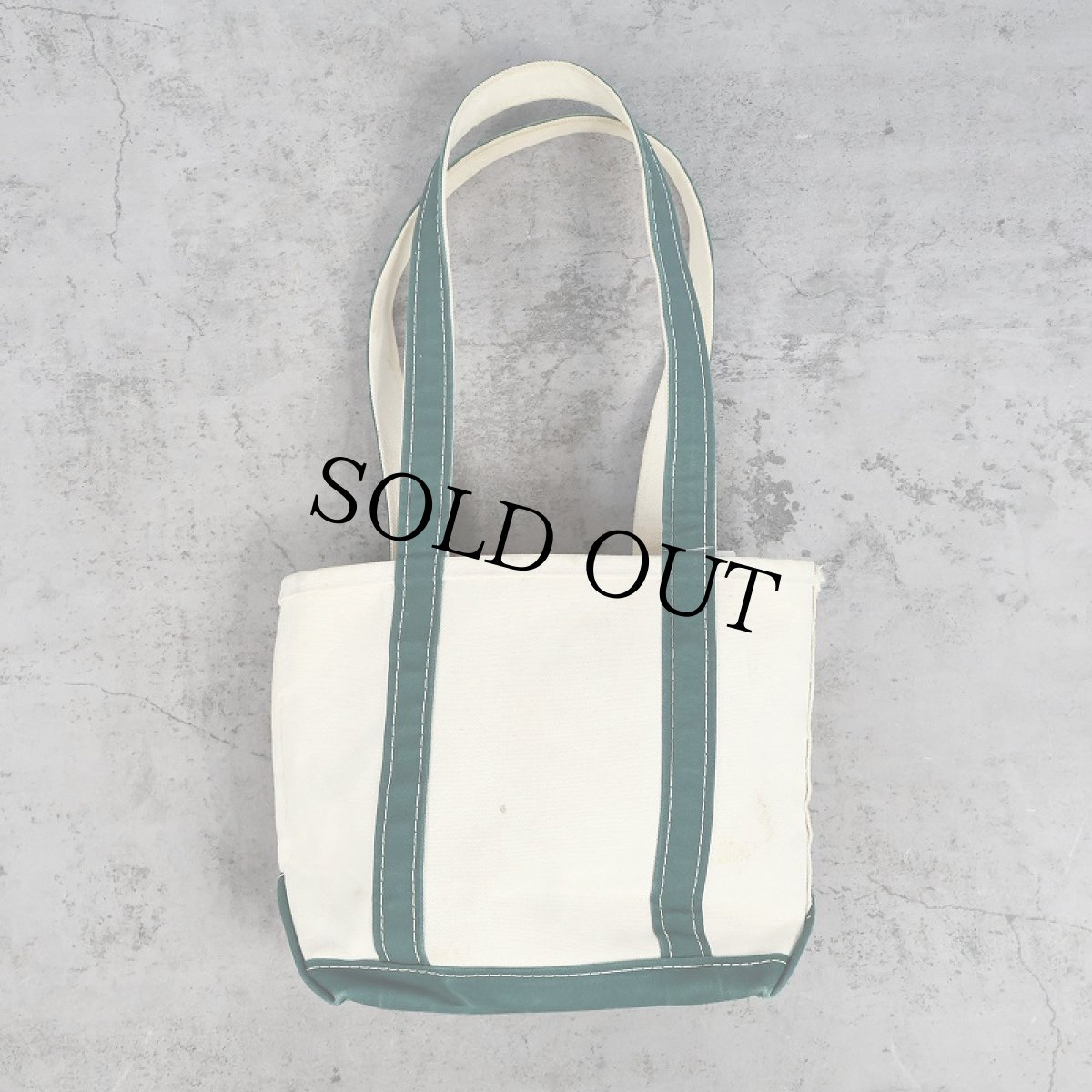 画像1: 90's〜 L.L.Bean USA製 "BOAT AND TOTE" キャンバストートバッグ SMALL LONG (1)