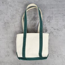 画像1: 90's〜 L.L.Bean USA製 "BOAT AND TOTE" キャンバストートバッグ SMALL LONG (1)