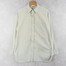 画像1: 50's PENNEY'S アトミック柄 マチ付き コットンシャツ (1)