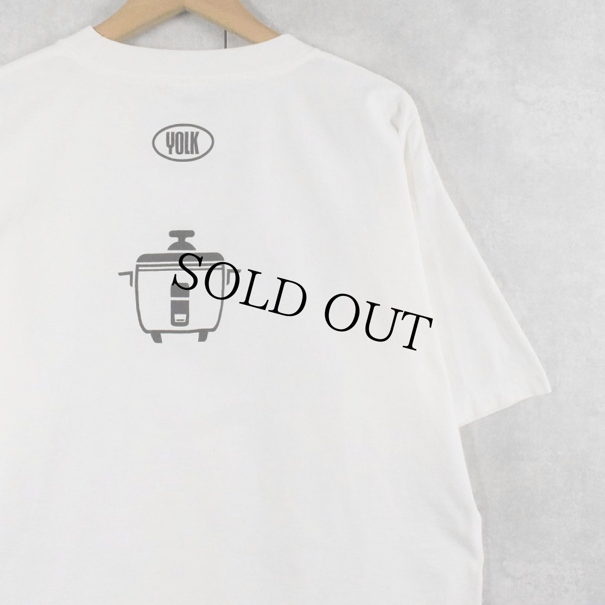 画像2: 90's USA製 "got rice?" パロディプリントTシャツ XL (2)