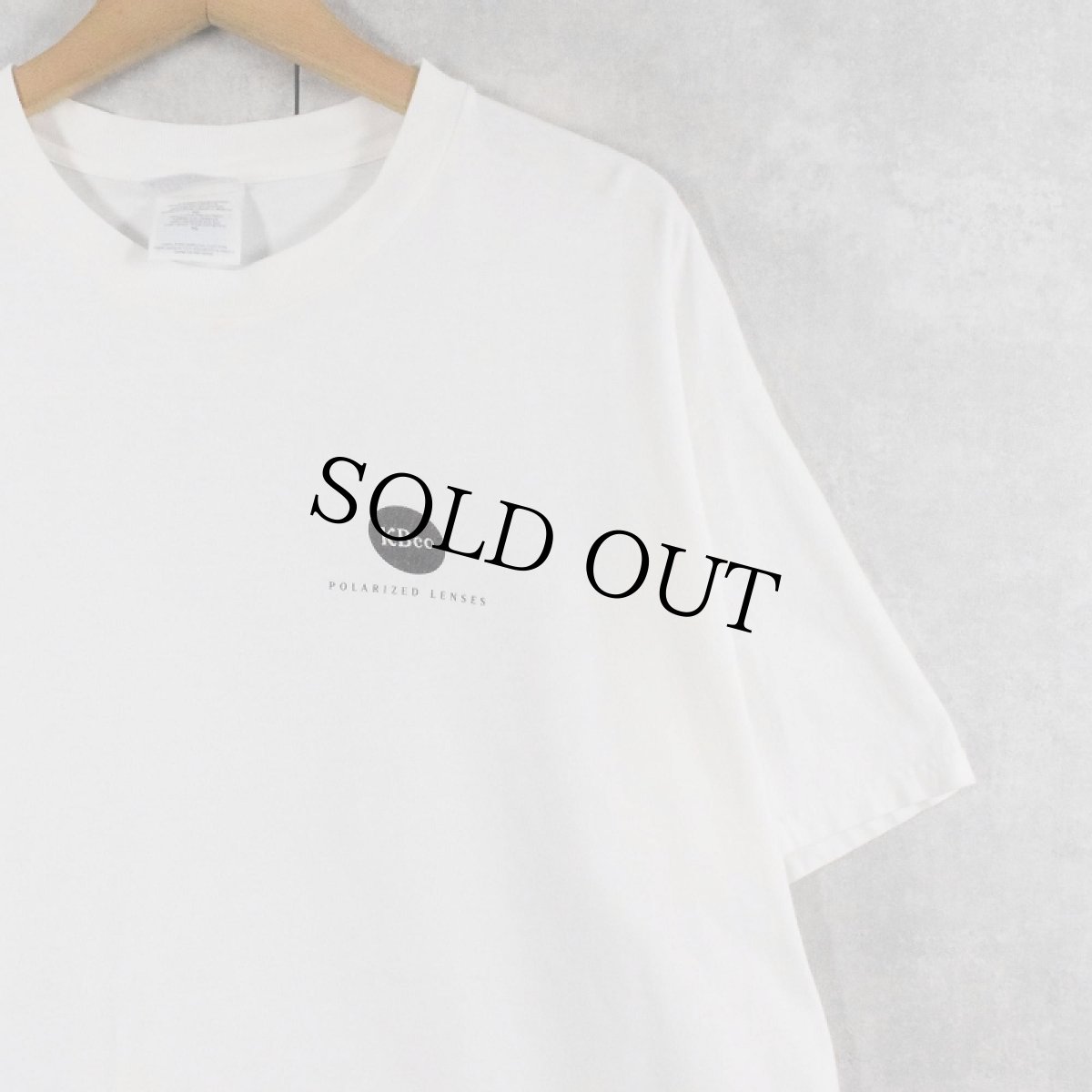 画像2: 90's KBco PORIZED LENSES ”FUSION” 眼鏡レンズ企業プリントTシャツ XL (2)