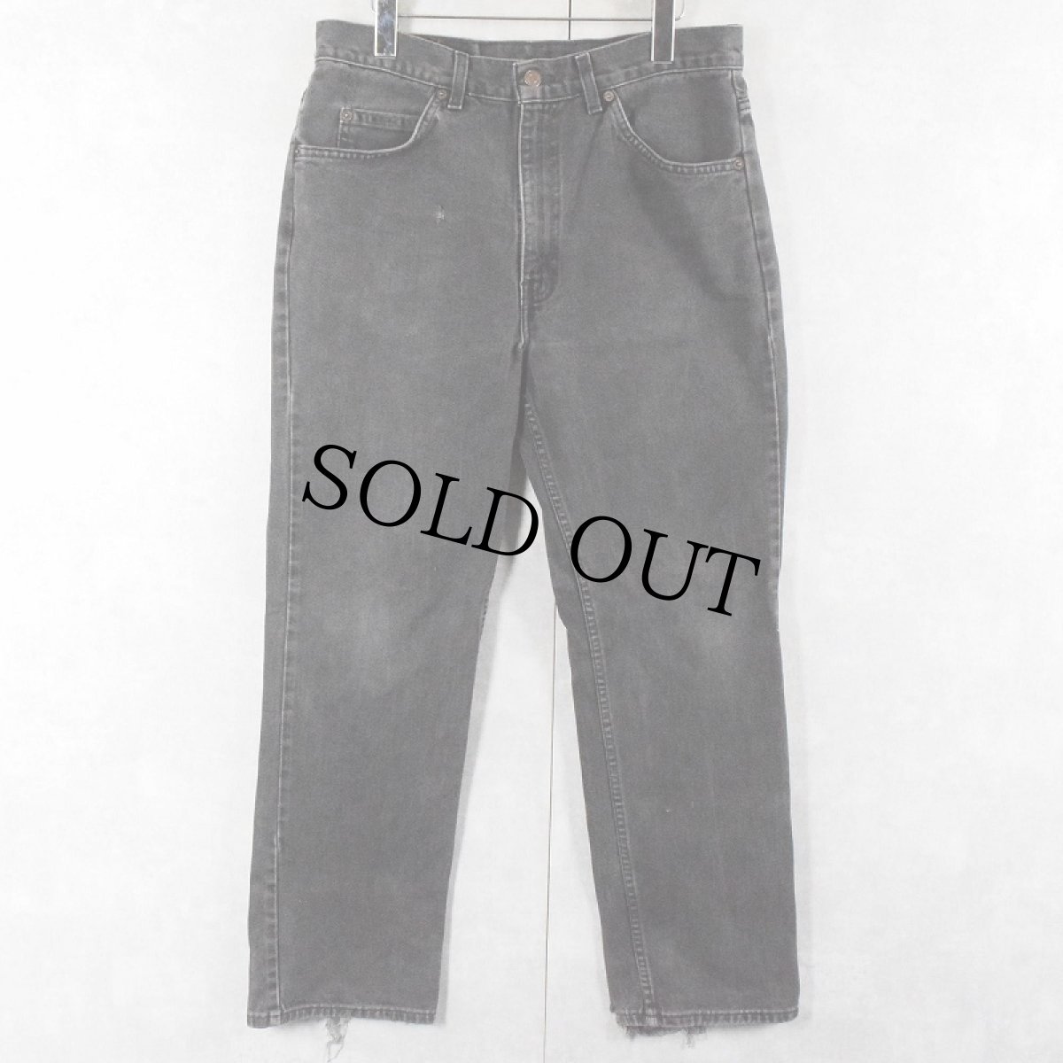 画像1: Levi's CANADA製 "サルファブラック" ブラックデニムパンツ W33 (1)