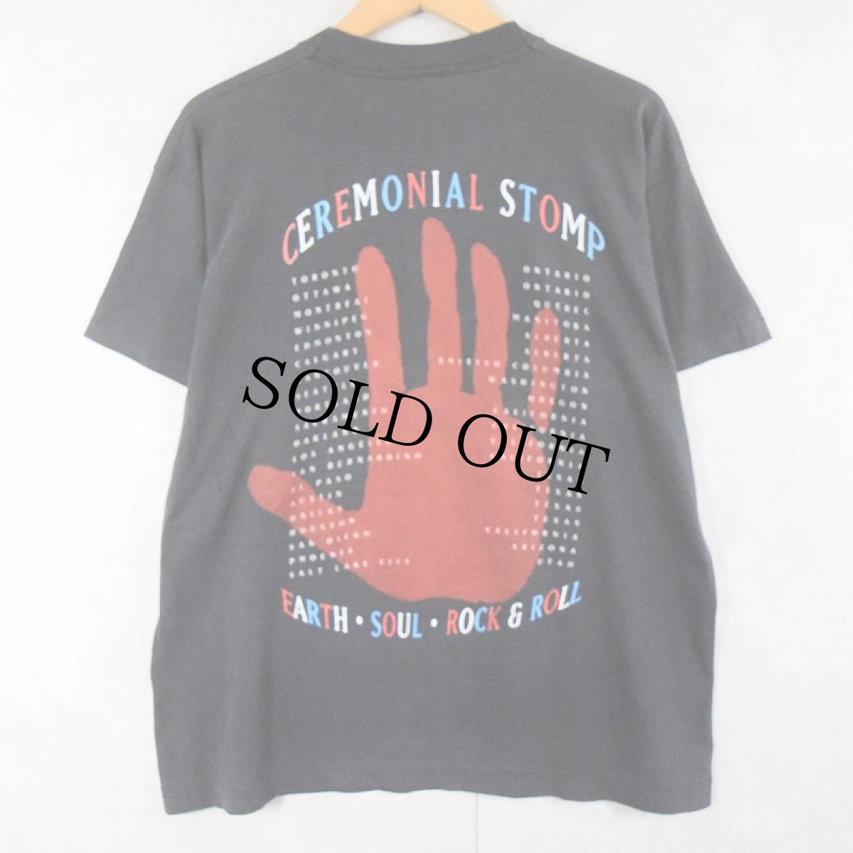 画像2: 1991 THE CULT "CEREMONY" ハードロックバンドアルバムTシャツ XL (2)