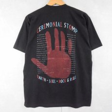 画像2: 1991 THE CULT CANADA製 "CEREMONY" ハードロックバンドアルバムTシャツ BLACK L (2)