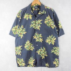 画像1: POLO Ralph Lauren "CLAYTON" 花柄 コットンアロハシャツ M (1)