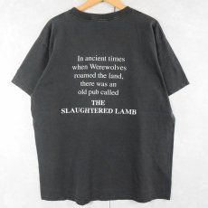 画像2: "THE SLAUGHTERED LAMB PUB" バープリントTシャツ BLACK XL (2)