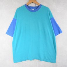 画像1: 90's FRUIT OF THE LOOM USA製 2トーン 無地Tシャツ XL (1)