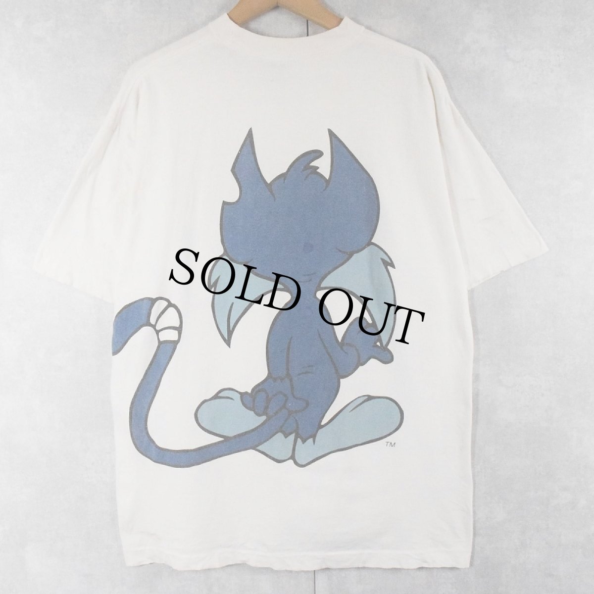 画像2: TINYTOONS "FURRBALL" キャラクタープリントTシャツ XL (2)