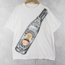 画像1: 90's STUBBS "WHITE RUM" アルコール飲料 大判プリントTシャツ (1)